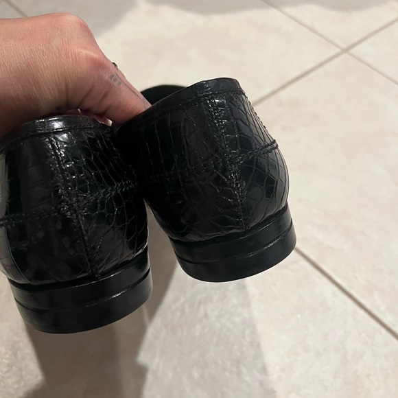 Alligator or crocodile authentic men’s dress shoe - Picture 3 of 5